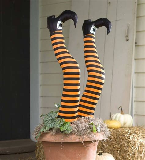 These Whimsical Witch Leg Stakes Will Give You A Leg Up This Halloween