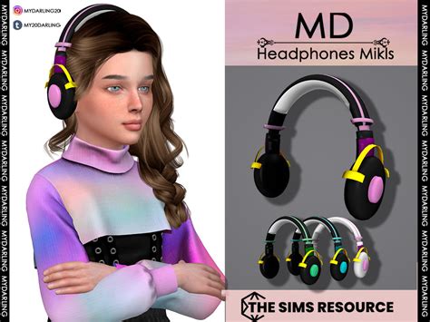 The Sims Resource Headphones Mikls Child