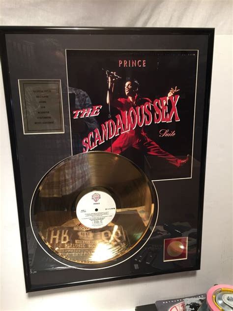 Prince The Scandalous Sex Suite Gold Record 24k Gold Lp Catawiki