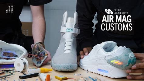 Nike Air Max 90 Air Mag Custom With Vick Almighty Youtube