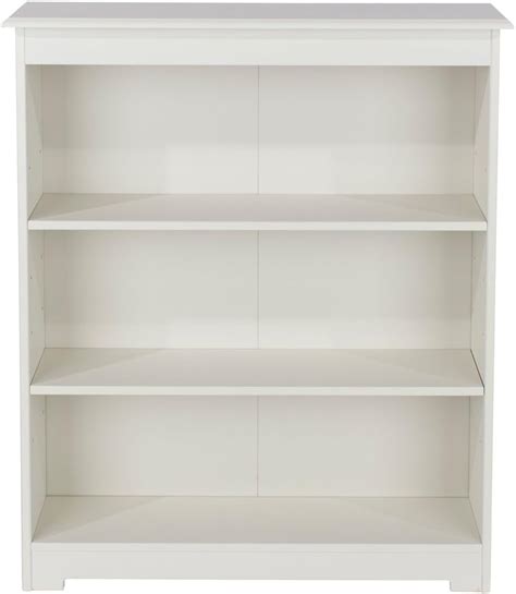 Core Products Low Wide Bookcase Wood Off White 215 X 80 X 100 Cm