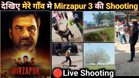 Mirzapur Season 3 Shooting In Chakia Mirzapur 3 Behind The Scenes