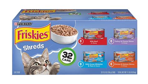Shop chewy for low prices and the best nutrisource cat healthcare! Friskies Shreds Variety Pack Canned Cat Food, 5.5-oz, case ...