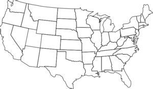 It can be used for multiple exercises and practice. Blank Us Map Clip Art at Clker.com - vector clip art ...