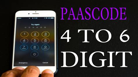 4 Digit To 6 Digit Passcode How To Change Iphone Passcode From 4 To 6