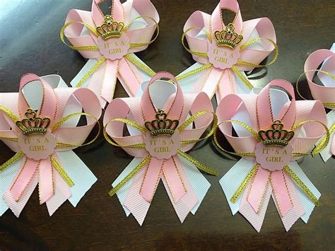Baby Shower Pins Set Of 12 Elephant Baby Shower Guest Pinslight Pink