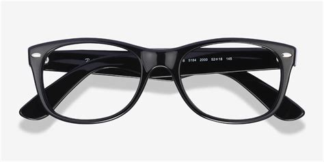 Ray Ban Rb5184 Wayfarer Square Black Frame Eyeglasses Eyebuydirect Canada
