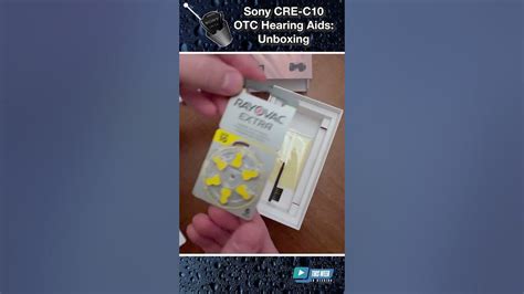 Sony Cre C10 Otc Hearing Aids Unboxing Youtube