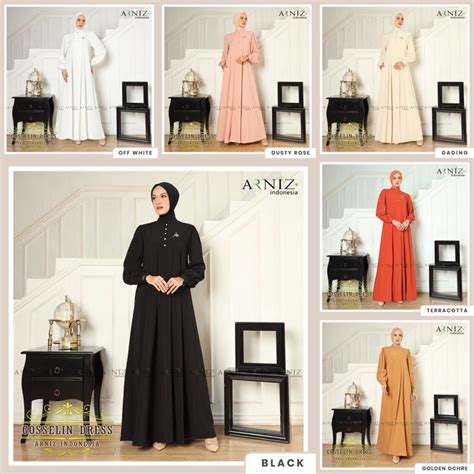 Jual Gosellin Dress Original By Arniz Collection Shopee Indonesia