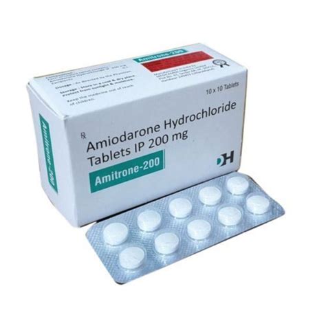 Amiodarone Hcl Tablets 200 Mg At Rs 80stripe In Yerkheda Id