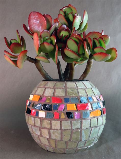 Portfolio Mosaic Flower Pots Mosaic Vase Mosaic Garden Art