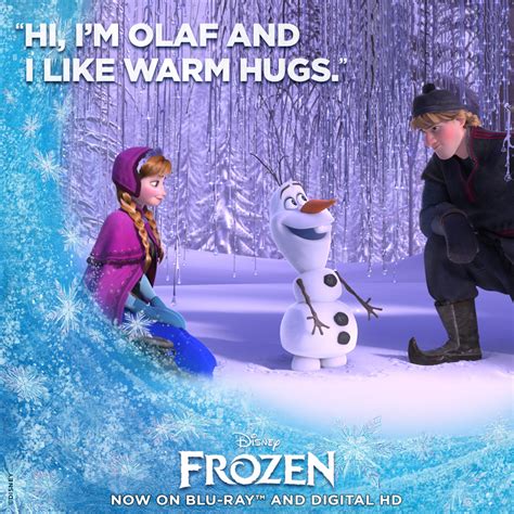 Hi I M Olaf And I Like Warm Hugs Olaf And Sven Photo 36828719 Fanpop