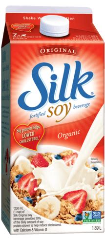 Original Soy from Silk: Original Soy Nutrition Facts | Silk