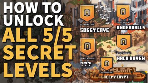 How to unblock someone on bedrock edition minecraft? How to Unlock All Secret Levels Minecraft Dungeons All ...
