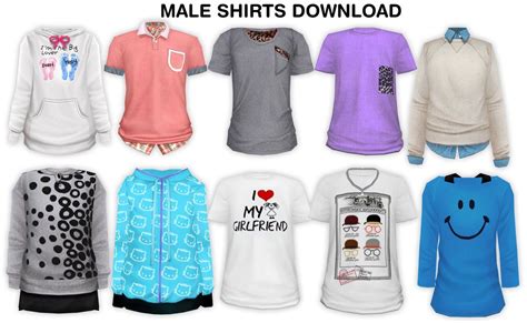 Mmd Male Shirts Dl By Unluckycandyfox Shirts Lovely Clothes Love Shirt