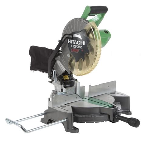 Hitachi 10 In 15 Amp Single Bevel Compound Miter Saw In The Miter Saws