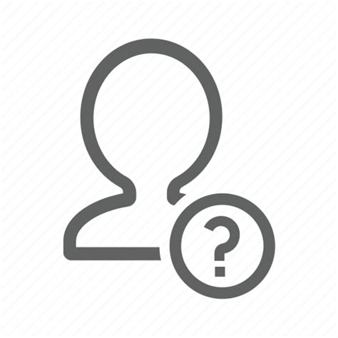Account Avatar Help People Profile Question Question Mark Icon