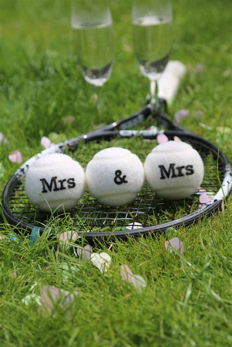 Customised Wedding Themed Tennis Balls By Price Of Bath