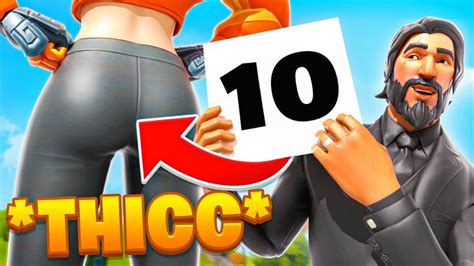 Fortnite Skins Thicc Uncensored Fortnite Thicc Skins In
