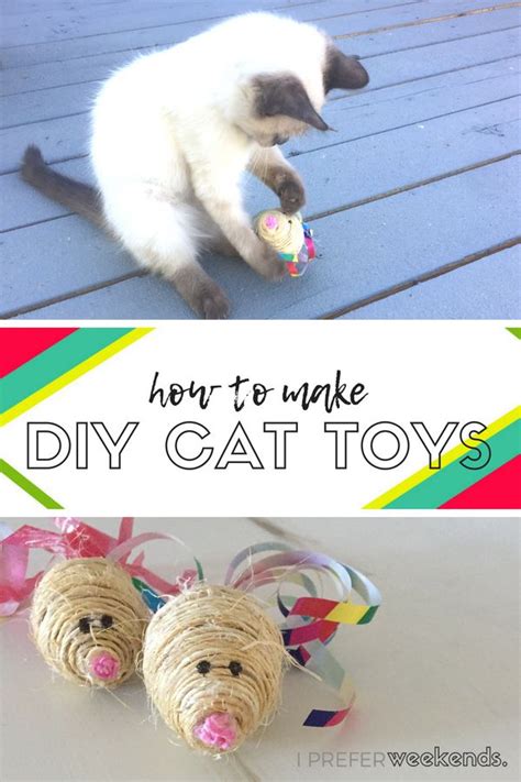 This Easy Diy Cat Toy Makes A Great T For Your Cats And Your Cat