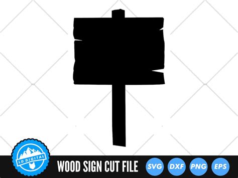 Wooden Sign Svg Files Wood Sign Svg Cut Files Blank Wood Etsy