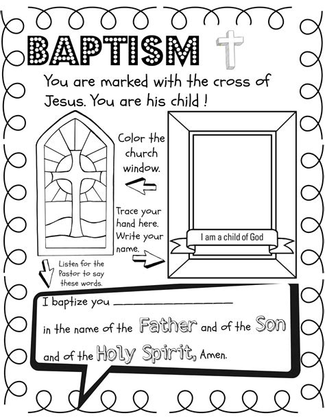 Baptism Symbols Worksheet Printable Worksheets And Activities For