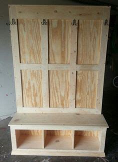 Check out how i built this diy hall tree bench using pine wood. Hall tree on Pinterest | Hall Trees, Storage Benches and ...