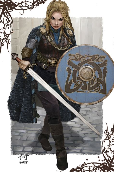 Shield Maiden Shield Maiden Viking Warrior Woman Viking Shield Maiden