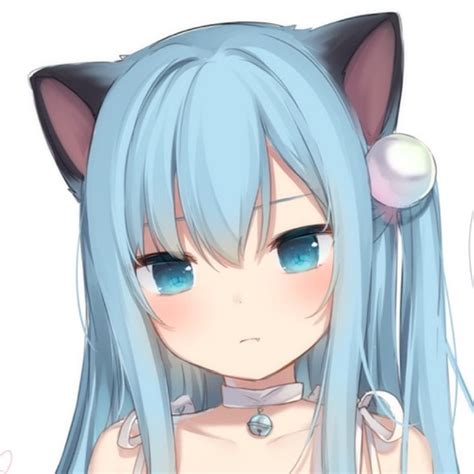 Manga Anime Girl Anime Neko Kawaii Anime Anime Blue Hair Anime Girl