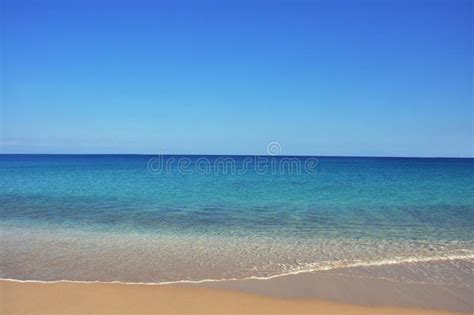 Calm Sea And Beach Relaxing Vacation Background Stock Image Image Of