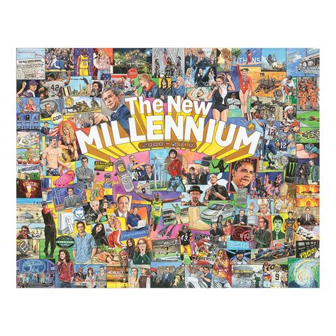 White Mountain Puzzles The New Millennium 1000 Piece Jigsaw Puzzle