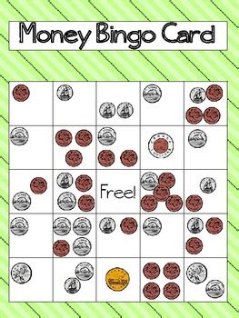 Online bingo for real money: Canadian Money Bingo Game by Kristen Hinnegan | Teachers Pay Teachers