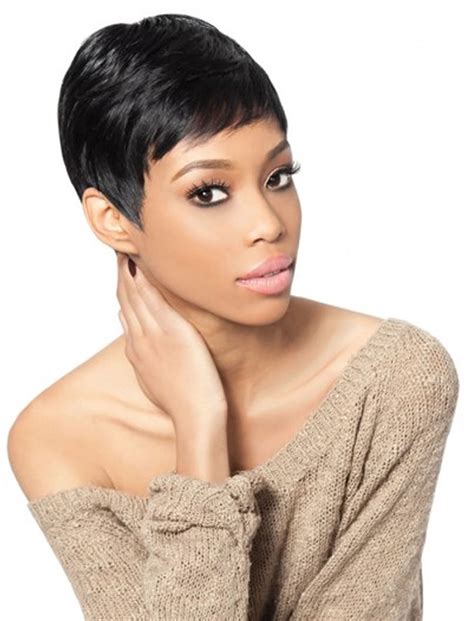 From teeny weeny afros, and fresh fades, to finger waves, these short haircuts & hairstyles will inspire your next big chop. 2018 Short Haircuts for Black Women - 57 Pixie Short Black ...