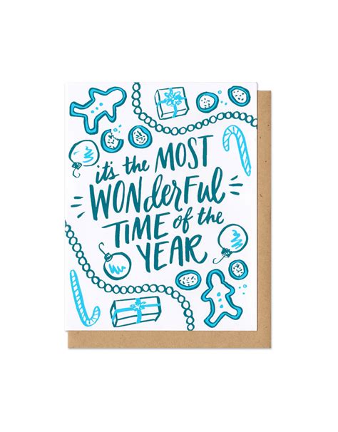 Most Wonderful Time Of The Year Greeting Card Home