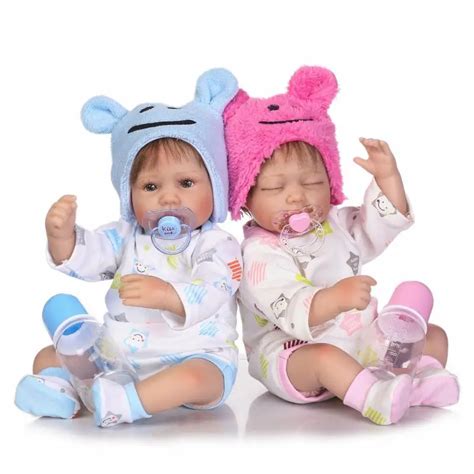 16inch Twins Truly Real Lifelike Reborn Baby Doll Silicone Vinyl