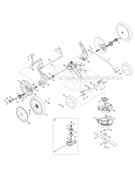 Troy Bilt Self Propelled Mower Parts Diagram Wiring Site Resource