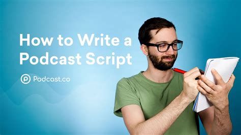 How to Write a Podcast Script - YouTube