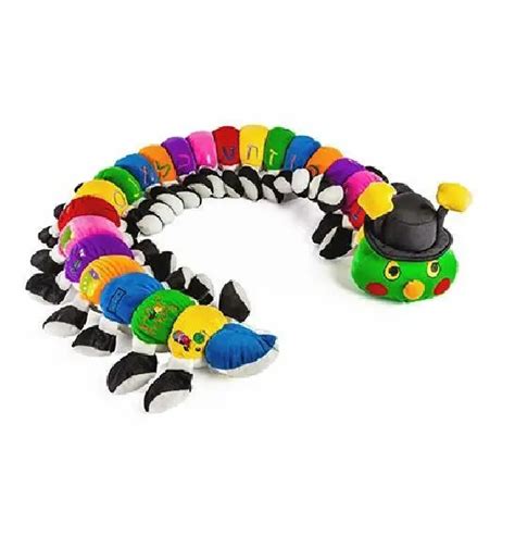 Hebrew Alphabet Caterpillar Plush Toy Easy Way To Learn All Letters 57