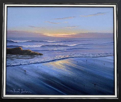 Latest Work Vincent Basham Seascape Artist Cornwall