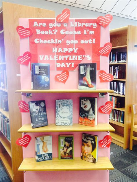 Valentines Pick Up Lines Library Book Display Library Book Displays