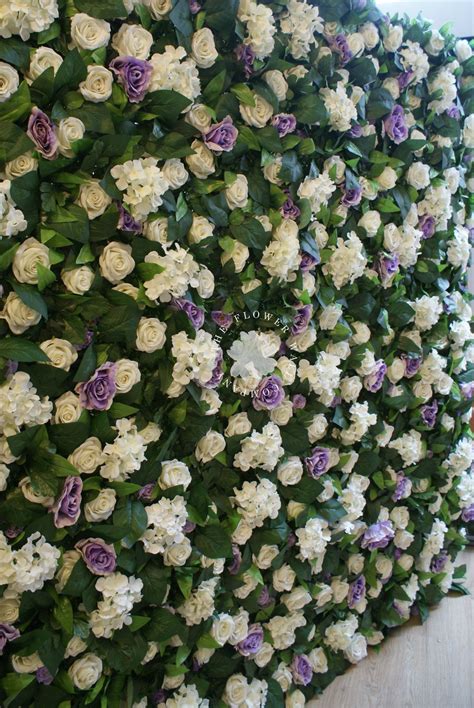 The plant produces a display of lavender blue flowers during the spring and summer. Customizing your silk flower wall