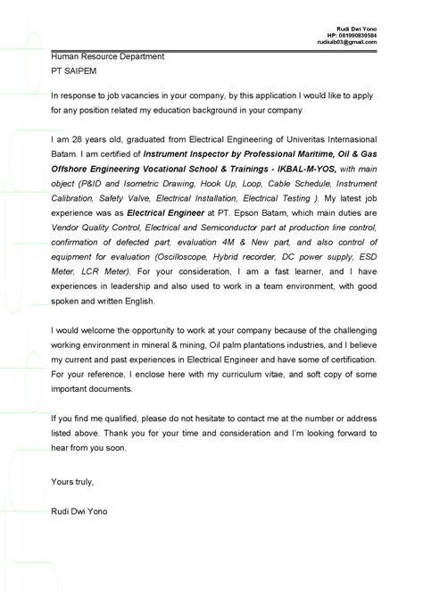 Cover letter examples for different job roles in 2019 dayjob. Cover Letter Sample for Oil and Gas Company | williamson-ga.us