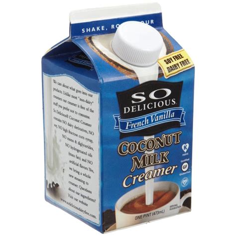 So Delicious Coconut Creamer Vanilla Just Add Coffee Makes Great
