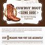 Cowboy Boot Sizing Chart D