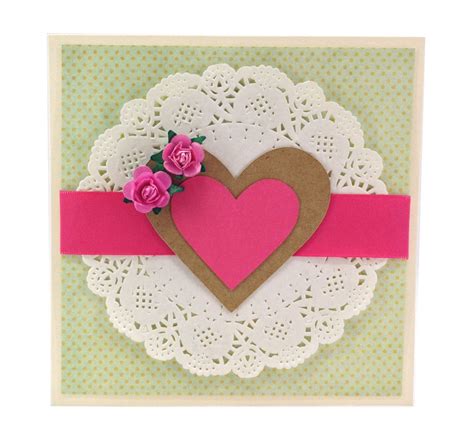 Anniversary Card Customisable Card Happy Anniversary Paper Doily
