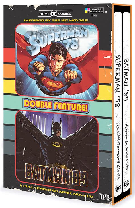 Batman 89 And Superman 78 Comics To Get Rad Vhs Homage Box Set 13th