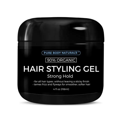 Because of that, i could essentially there's a reason regular hair gel hits so different than eyebrow gel and soap. Strong Hold Hair Gel for Men | Pure Body Naturals