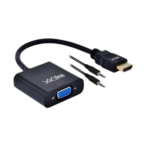 Cable Adaptador Imexx Hdmi Macho A Vga Hembra Con Audio Tecnigames