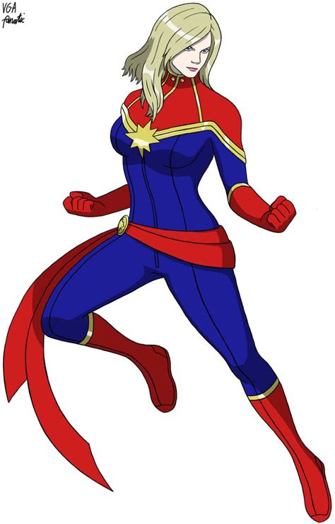 Captain Marvel By Vgafanatic On Deviantart