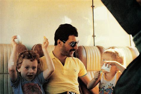 Freddie With John Deacons Children Queen Freddie Mercury John